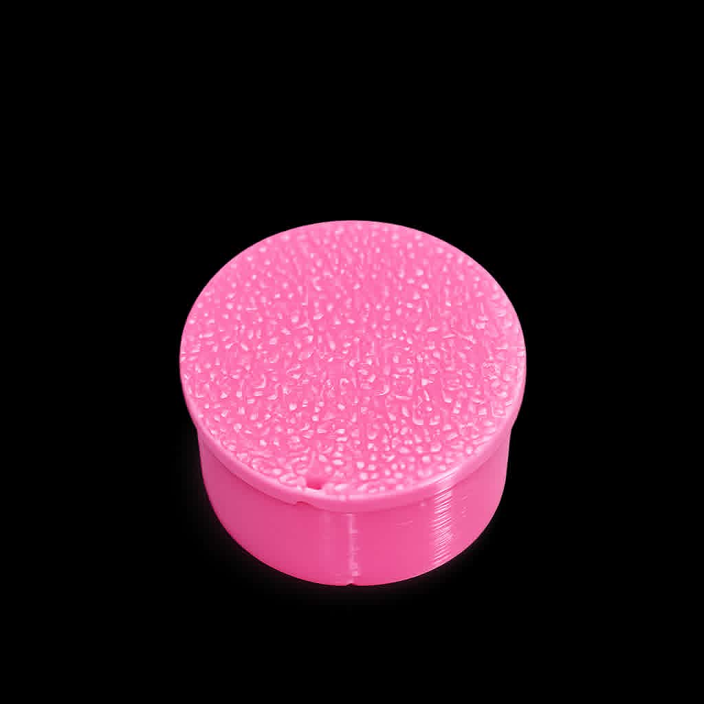3ml Round Vial Caps – PLA - 3D printed vial caps shown in available colours (additional view)