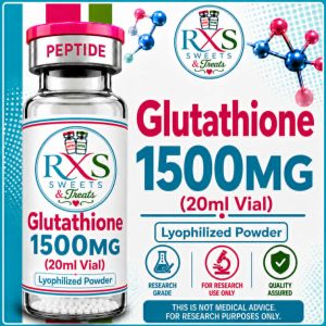 RXS-Glutathione 1500mg/20mL research peptide vial, lyophilised powder for laboratory research use